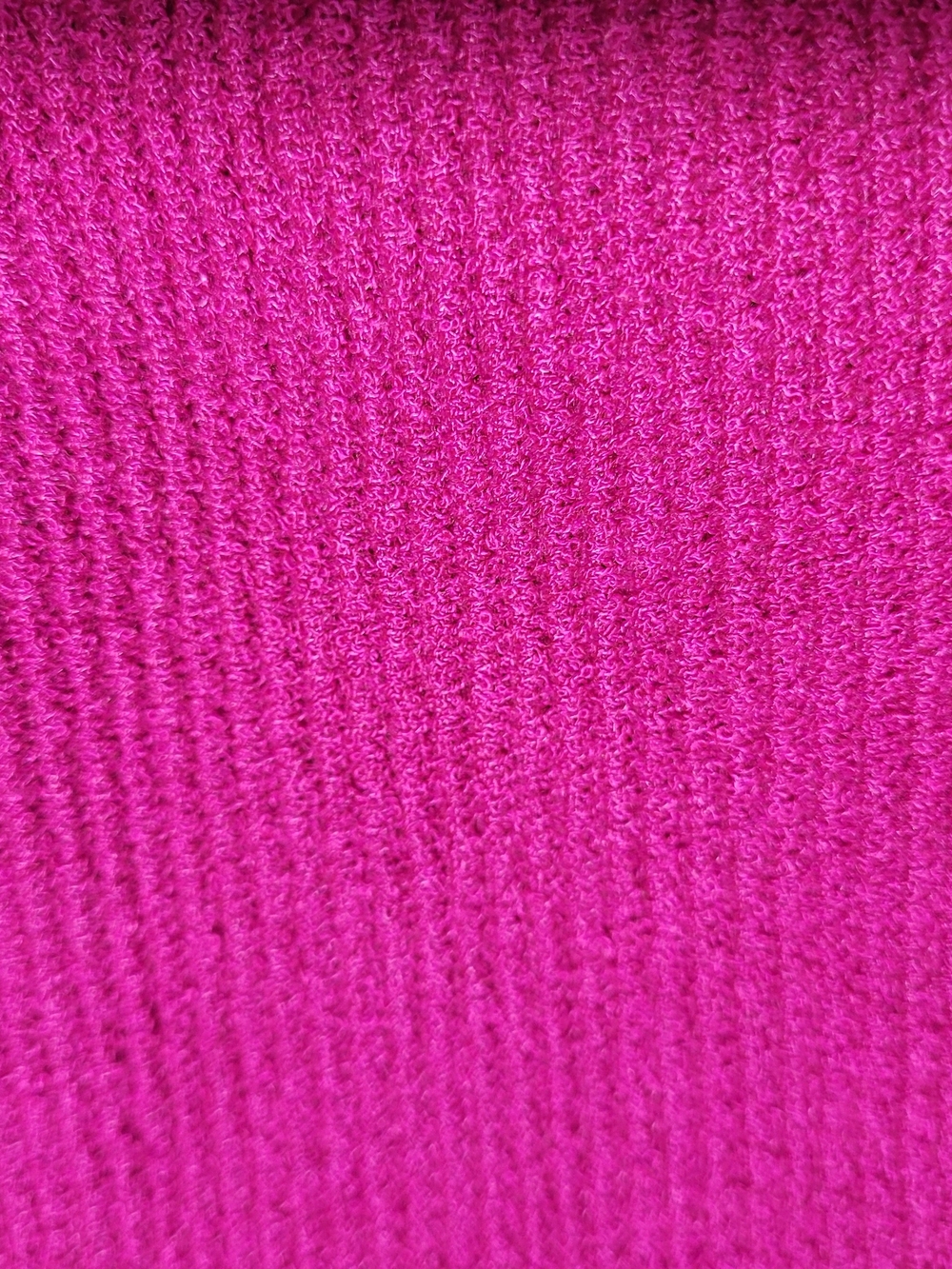 Women’s Fuchsia Rib-Knit Turtleneck Sweater - Picture 5 of 5